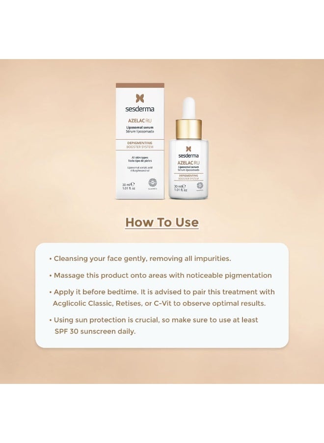 سيسديرما Sesderma Azelac RU سيروم مزيل التصبغات الليبوزومي 30 مل - Image 4
