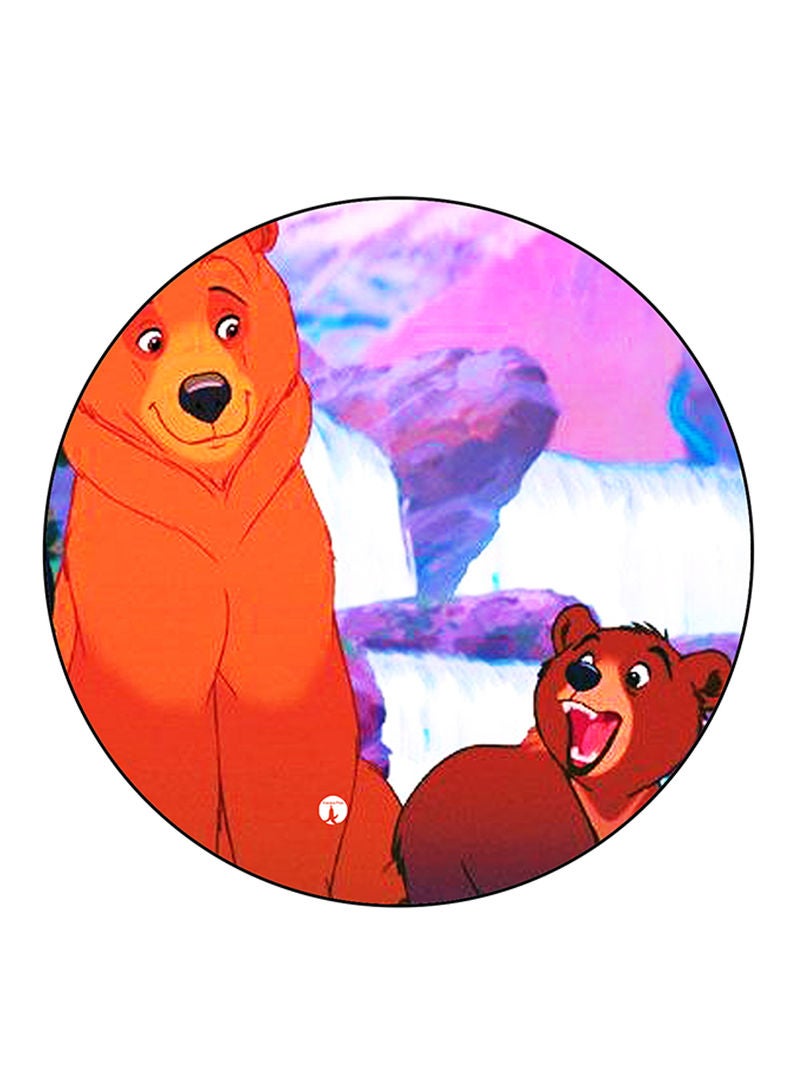 RKN Disney Printed Mouse Pad  Round  Multicolour