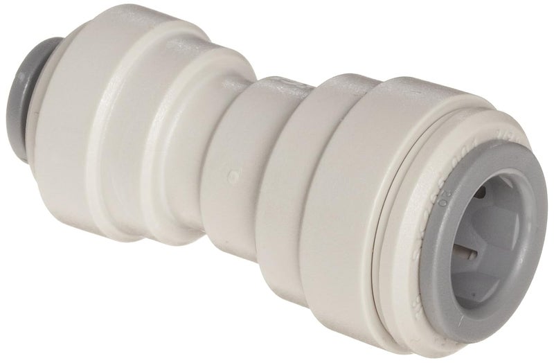 John Guest Acetal Copolymer Tube Fitting, Reducing Straight Union, 5/16" x 1/4" Tube OD (Pack of 10) - Image 1