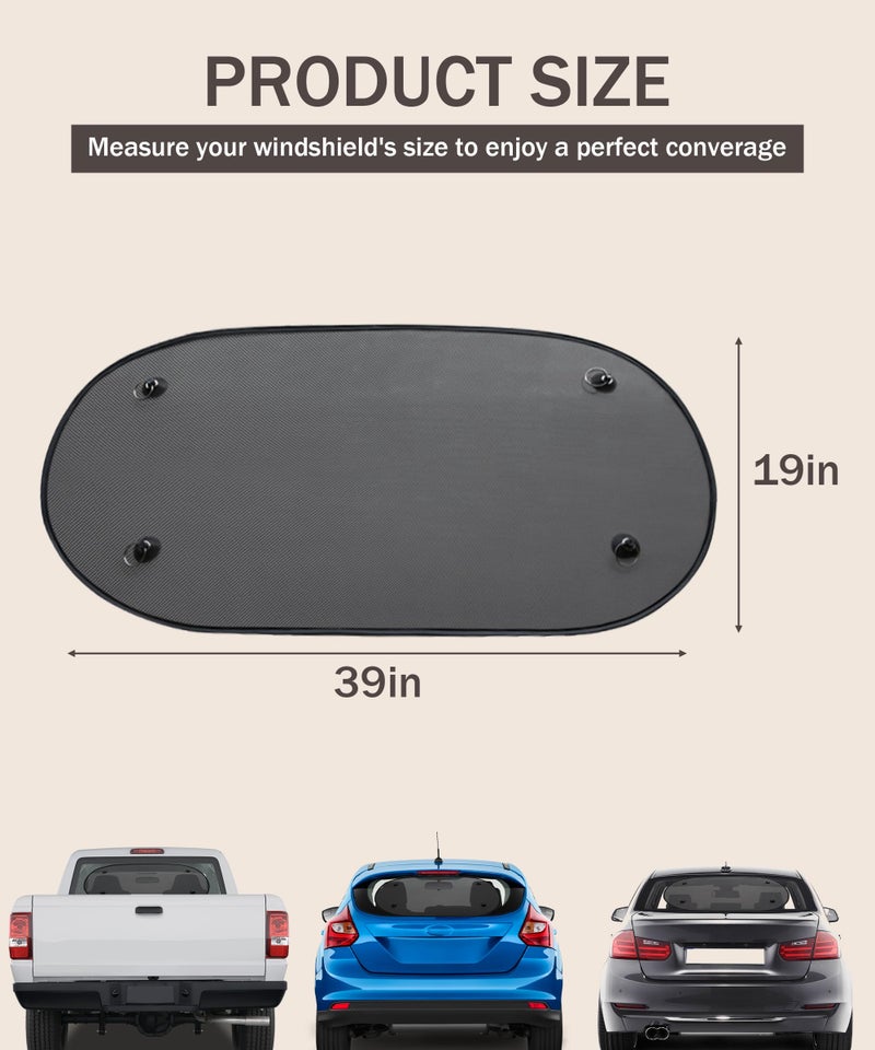 bylikeho Car Window Shade for Baby - UV Protection Sun Shade for Windshield, Rear and Back Windows - Car Accessories,Cooling for Summer - Image 2