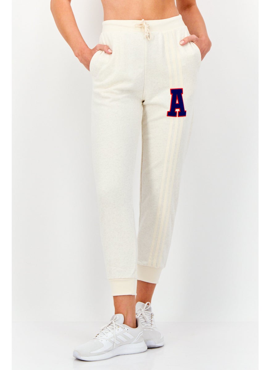 adidas Originals - Women Sportswear Fit Brand Logo Sweatpants, Cream - Image 1