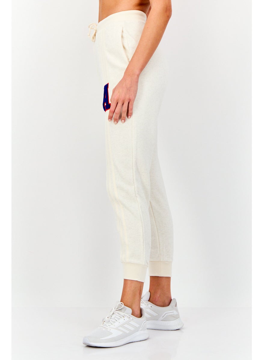 adidas Originals - Women Sportswear Fit Brand Logo Sweatpants, Cream - Image 1
