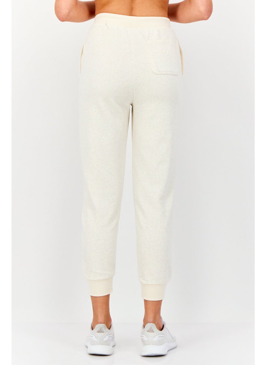 adidas Originals - Women Sportswear Fit Brand Logo Sweatpants, Cream - Image 1