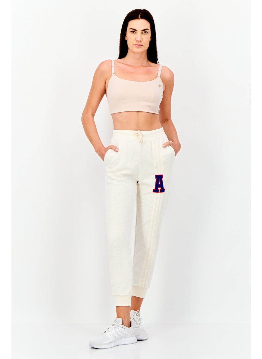 adidas Originals - Women Sportswear Fit Brand Logo Sweatpants, Cream - Image 1