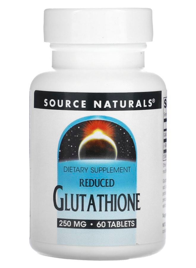 Reduced Glutathione 250 mg 60 Tablets