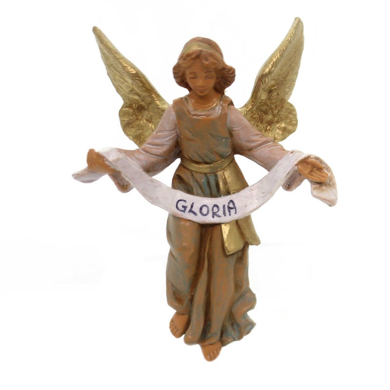 Fontanini by Roman Inc., Gloria Angel, 5" Holy Family Collection, Nativity Figure and Accessories, Hand Sculpted and Painted - Image 5