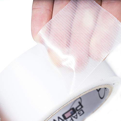 Gaffer Power Transparent Duct Tape, Ultra High Performance Weather Resistant Tape for Discreet, No Show Repairs and Mounting | Residential, Commercial and Industrial Uses (2 Inch x 20 Yards) - Image 1