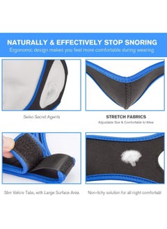 Ru syanl Snoring Chin Strap for Men and Women Adjustable Snoring Solution Sleep Aid Device Comfortable Sleep Devices to Stop Snoring  - Image 4