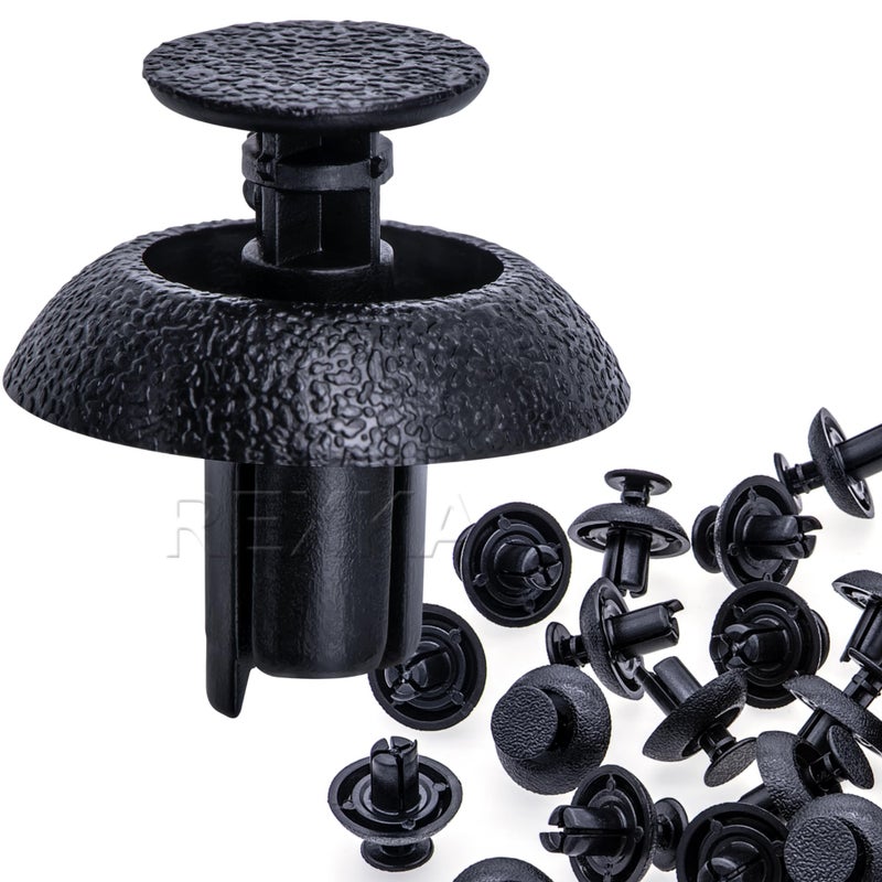 Rexka 40pcs Bumper Radiator Support Splash Shield Fender Liner Engine Grill Push Type Retainer Clips 7mm Hole for Toyota Lexus 90467-07211 4Runner Avalon Camry Land Cruiser Prius GX460 IS250 RX350 - Image 1