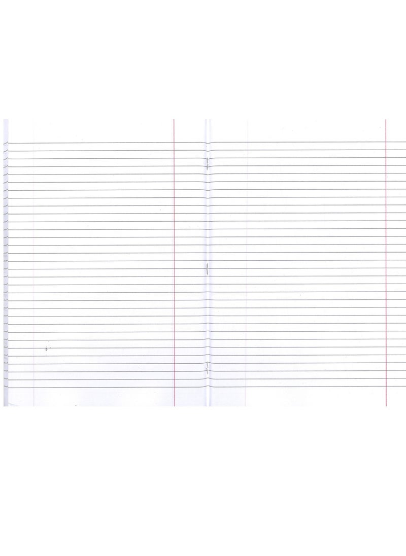 Psi - 3-Piece A4 Size Single Lined Notebook With RIght Margins 70 Sheets - Image 1