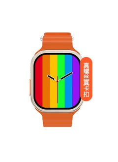 New Huaqiangbei S9ultra smart watch s8 multi-function NFC mens and womens sports watch cross-border low-cost gifts [Ultra9 Orange] Answer call + waterproof + alarm clock + wireless charging - pzsku/Z5BFB8F56127062880FE2Z/45/_/1731523823/cb9e890c-5cd2-427e-bc41-390f25dcf187