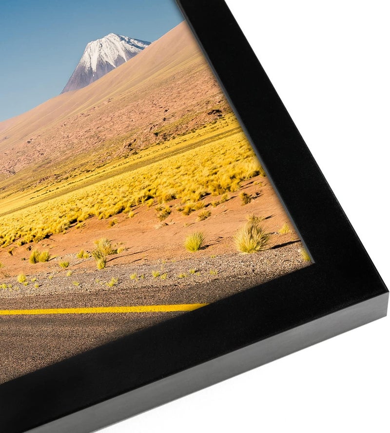 Americanflat 10x20 Picture Frame with Polished Plexiglass - Signature Collection - Gallery-Style Frames Made of Engineered Wood - Photo Frame for Wall Display - Black - Image 4