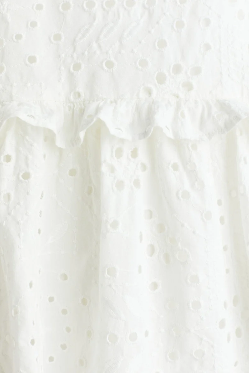 H&M Broderie anglaise cotton dress