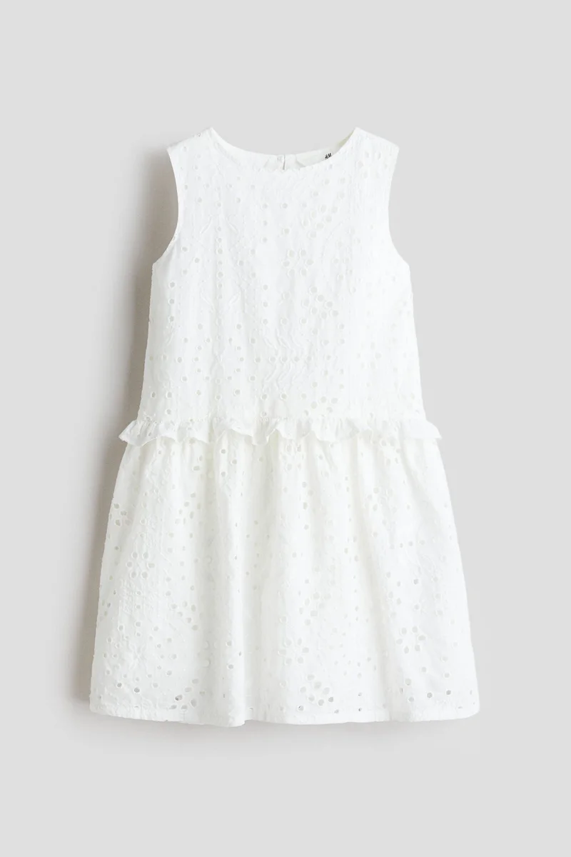 H&M Broderie anglaise cotton dress