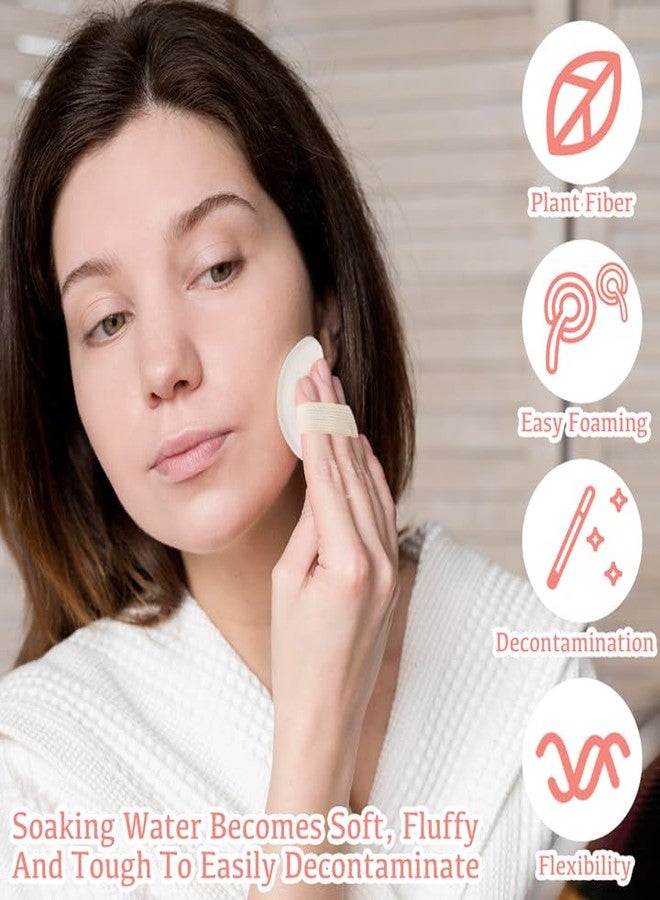 QIYUDA 8Pcs Loofah Face Exfoliator Pad, Sponge Facial Scrub Pads - Image 3