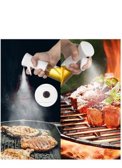 Generic Oil Sprayer for Cooking Olive Oil Sprayer for Cooking 200ml Olive Oil Spray Bottle Continuous Spray with Portion Control, Suitable for Multiple Scenarios. Highly Trusted by Chefs, Glass Bottle  - Image 5