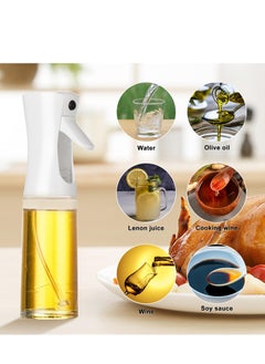 Generic Oil Sprayer for Cooking Olive Oil Sprayer for Cooking 200ml Olive Oil Spray Bottle Continuous Spray with Portion Control, Suitable for Multiple Scenarios. Highly Trusted by Chefs, Glass Bottle  - Image 3