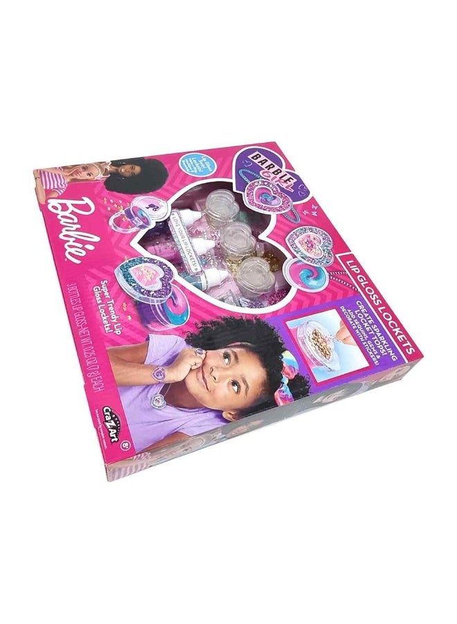 Barbie Sparkling Sweet Heart Lip Gloss Lockets - Image 2