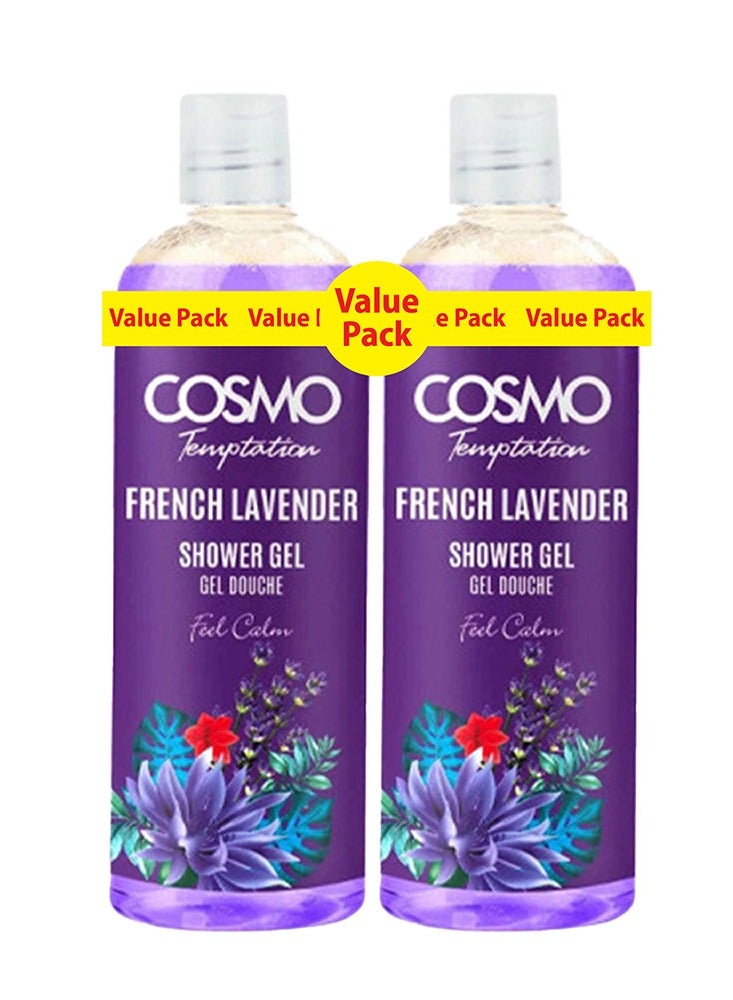 Cosmo Shower Gel Lavender 480Ml Buy 1 Get 1 Free