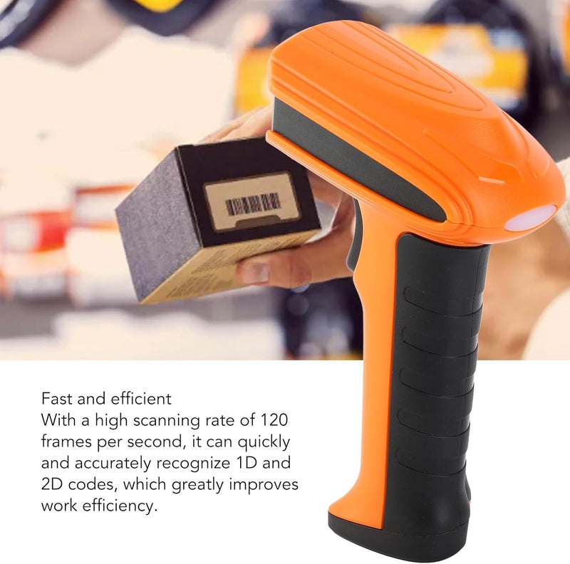 ماسح ضوئي محمول لرموز QR والباركود عبر USB، حساسية عالية، سريع وفعال، قارئ باركود سلكي أحادي وثنائي الأبعاد للمدفوعات المحمولة، متاجر التجزئة، السوبر ماركت، المستودعات - Image 5