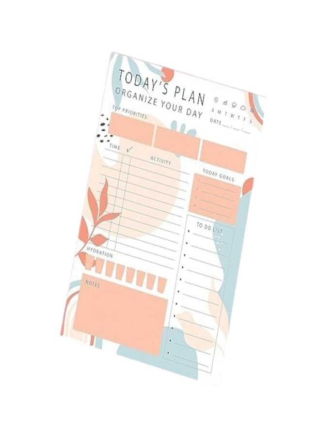 SAMVARDHAN To do list, Day Organiser Memo Pad Things to do Organizers and to do List hardbound wiro pad for Kids, Students - Image 1