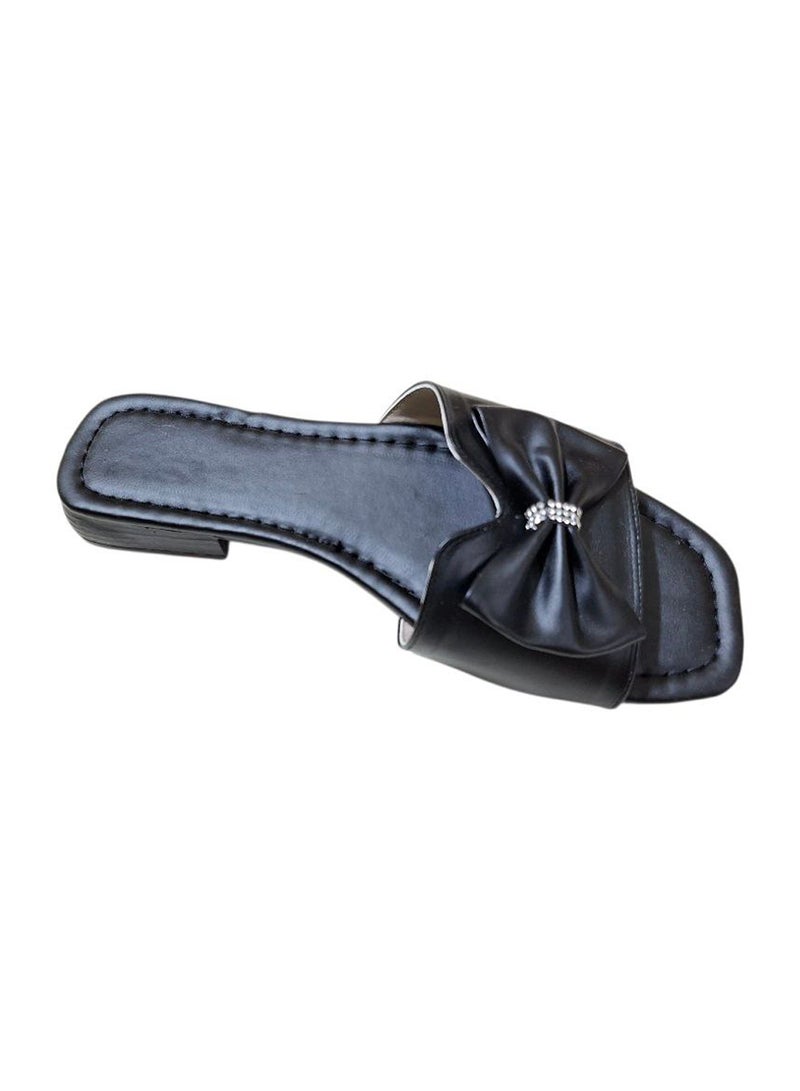 Karisma Flat Slippers With A Nicely Designed Bowtie - Image 3