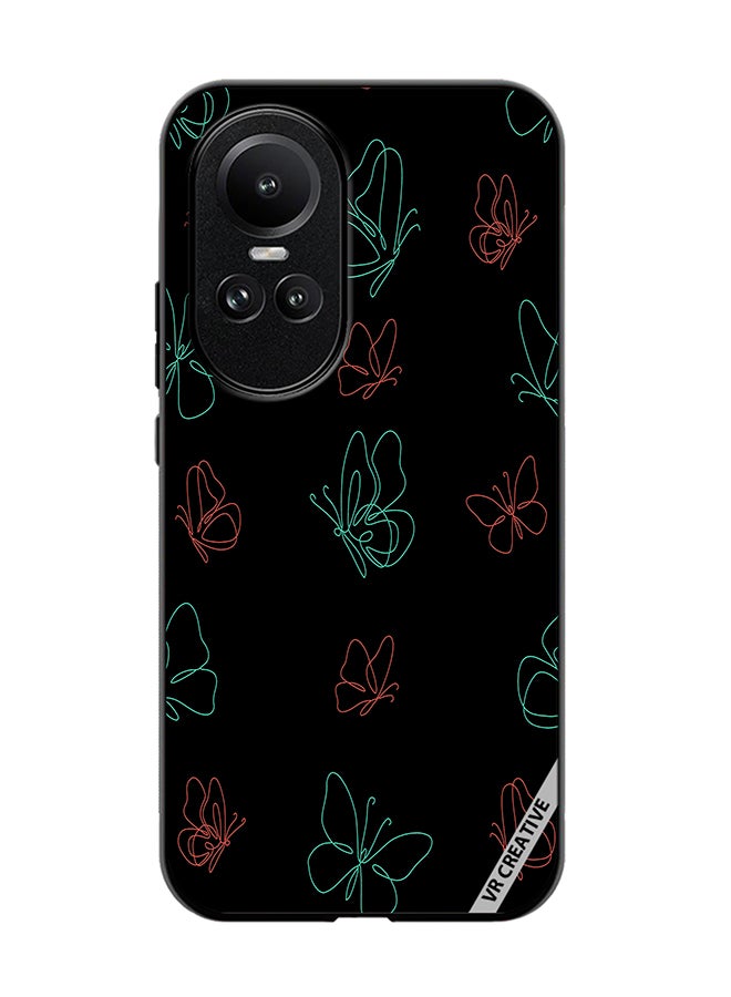 VR CREATIVE Protective Case Cover For Oppo Reno 10 Classickases Design Multicolour - Image 1