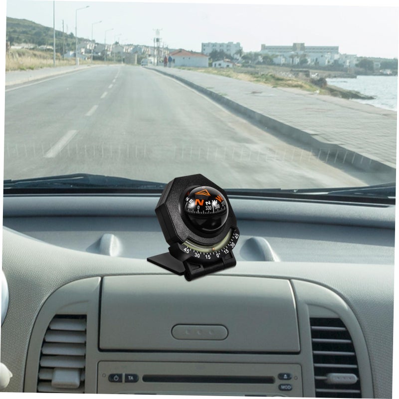 Ball Compass for Car Dashboard Easy Install Navigation Aid Acrylic ABS Material - Image 5