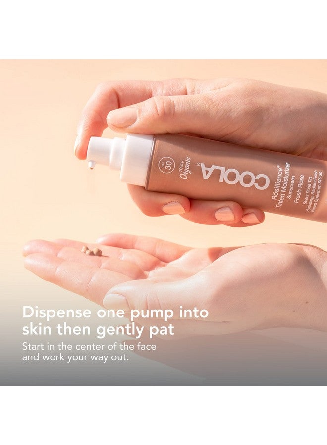 COOLA Organic Rosilliance BB Cream with SPF 30, Tinted Moisturizer Sunscreen & Foundation, Dermatologist Tested, Fresh Rose, 1.5 Fl Oz - Image 3