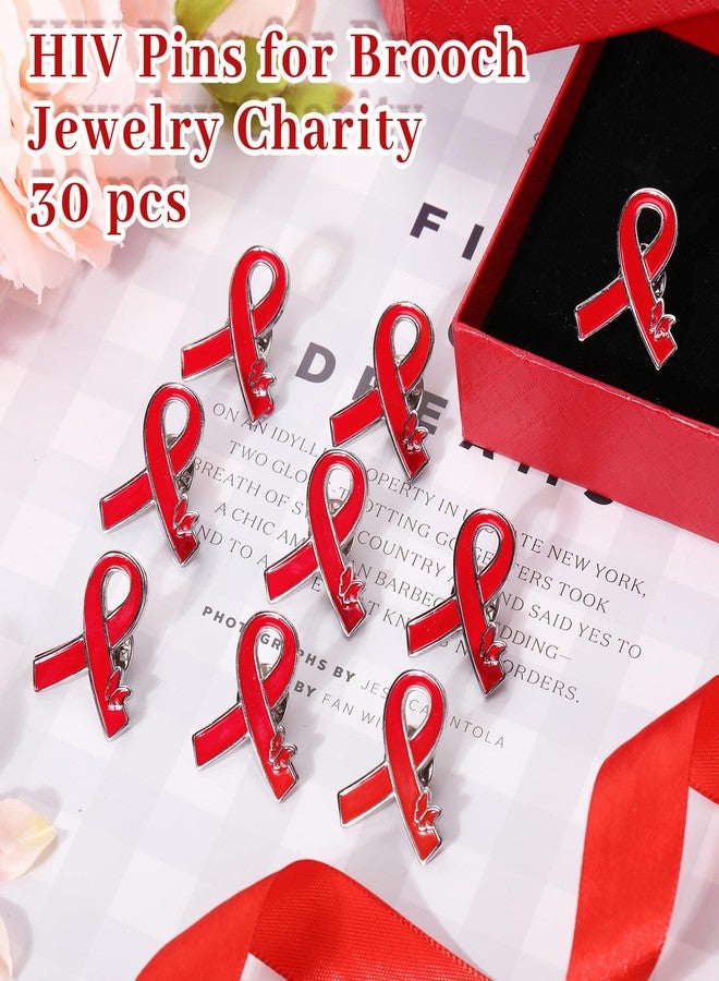 تونديامو مجموعة تونديمو من 60 قطعة من دبابيس الشريط الأحمر، دبابيس توعية بفيروس نقص المناعة البشرية والإيدز، دبابيس زينة للسترة، دبابيس توعية صحية خالية من المخدرات، للرجال والنساء، للمرضى، وللعائلات، وللمناسبات الخيرية والاجتماعية العامة، ولتقديم الهدايا التذكارية. - Image 4