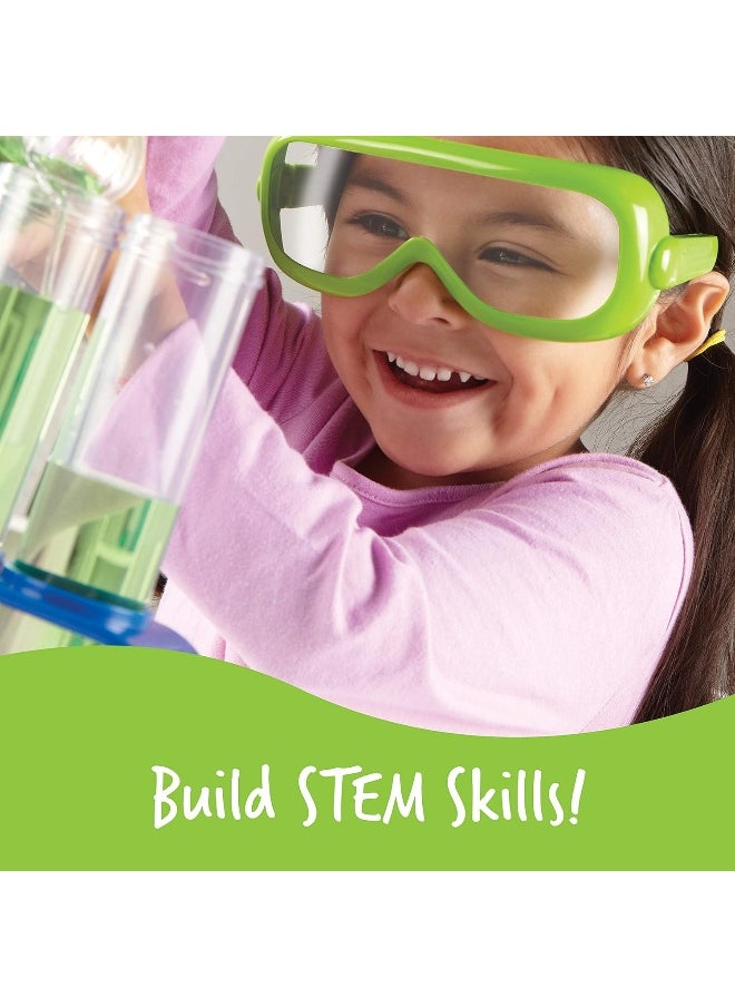 Learning Resources Primary Science Set, Hands On Lab Kit For Kids, Easy Follow Activities, Beakers, Magnifying Glass, Funnel, Pipette, 22 Pieces, Multicoloured  - Image 5