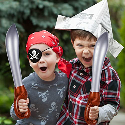 ZAUGONTW 35 Pieces Inflatable Pirates Sword Pirate Halloween Party Supplies Inflatable Swords Summer Pool Swimming Party Water Toy - Image 5