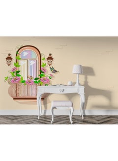 Home Gallery Fairytale Balcony Fabric Wallpaper Covers An Area ​​Up To 4.2Mx3M With Adhesive  And Smoothing Tool  - Image 2