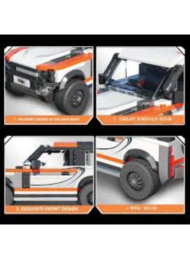 Dreamzon 66007 New City Off-Road Vehicle SUV Car Model Bricks Desktop Ornaments Kids Educational DIY Toys Gift Building Blocks Sets - Image 1