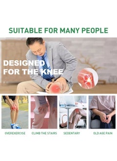 Jaysuing Pain Relief Knee Patches Effective Long Lasting Relief Uncomfortable Natural Herbal Patches for Knee Shoulder Neck Back Heat Patches for Health Care 10 Pcs/Pack  - Image 3