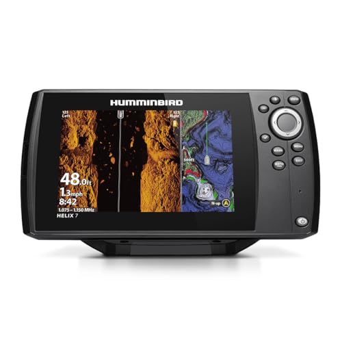Humminbird Helix 7 G4 GPS Fish Finder with Transducer MEGA Side Imaging
