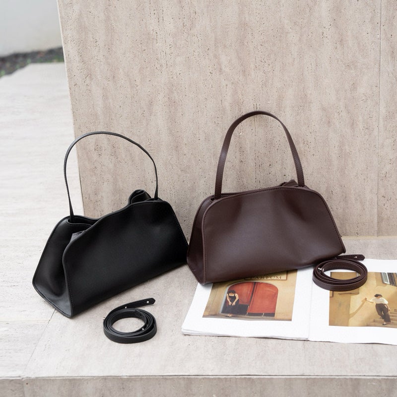 Imported Cowhide The & Row Peggy Clutch Bag Shoulder Bag Commuter Large Capacity Portable Women'S Bag - Image 5