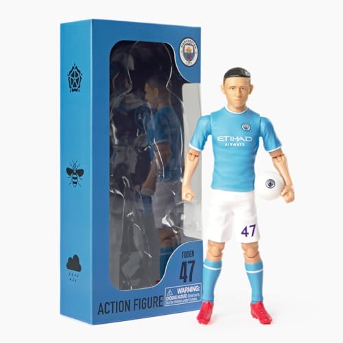 Sockers Banbo Toys Manchester City FC Phil Foden 8 Collectible Soccer Action Figure - Image 1