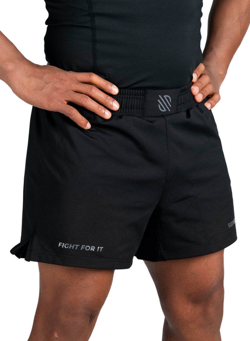 Sanabul Model Zero 5 Fight MMA Shorts – Black/Charcoal, X-Large, Boxing, Grappling, Muay Thai & Kickboxing - Image 1