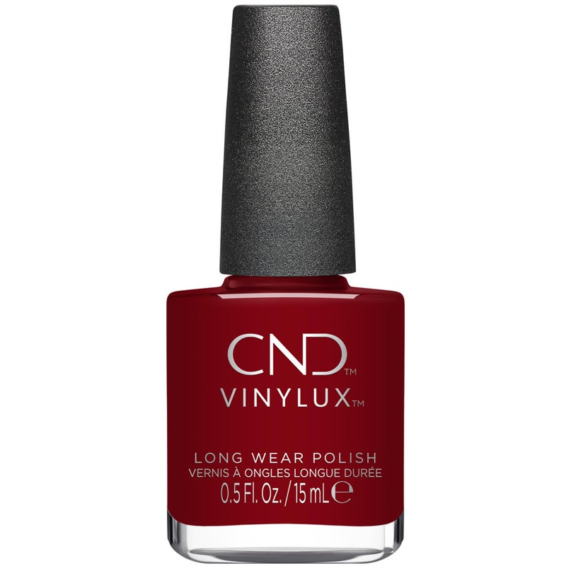 CND Vinylux Longwear Red Nail Polish, Gel-like Shine & Chip Resistant Color, Books & Beaujolais, 0.5 fl. oz - Image 1