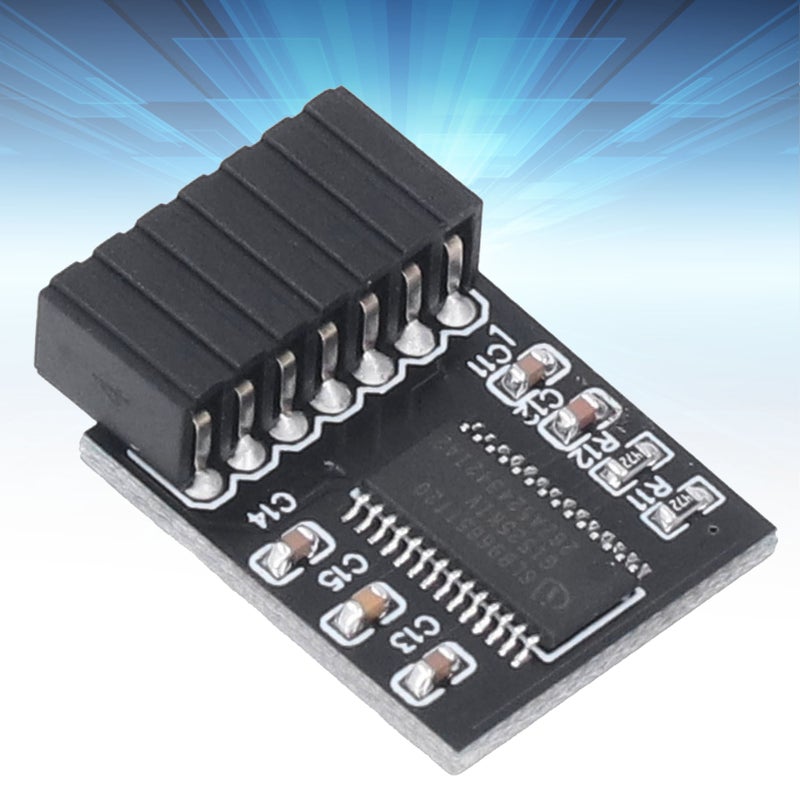 لموديل أمن التشفير LPC 14 دبوس لرقاقة TPM 2.0 - وحدة أمان بطاقة بوصلة بواجهة SPI - Image 4