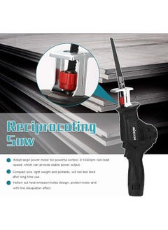 Decdeal Portable Multifunctional Reciprocating Saws Outdoor Saber Saw Electric Power Tools For Cutting Wood Iron Sheet Plastics  - Image 5