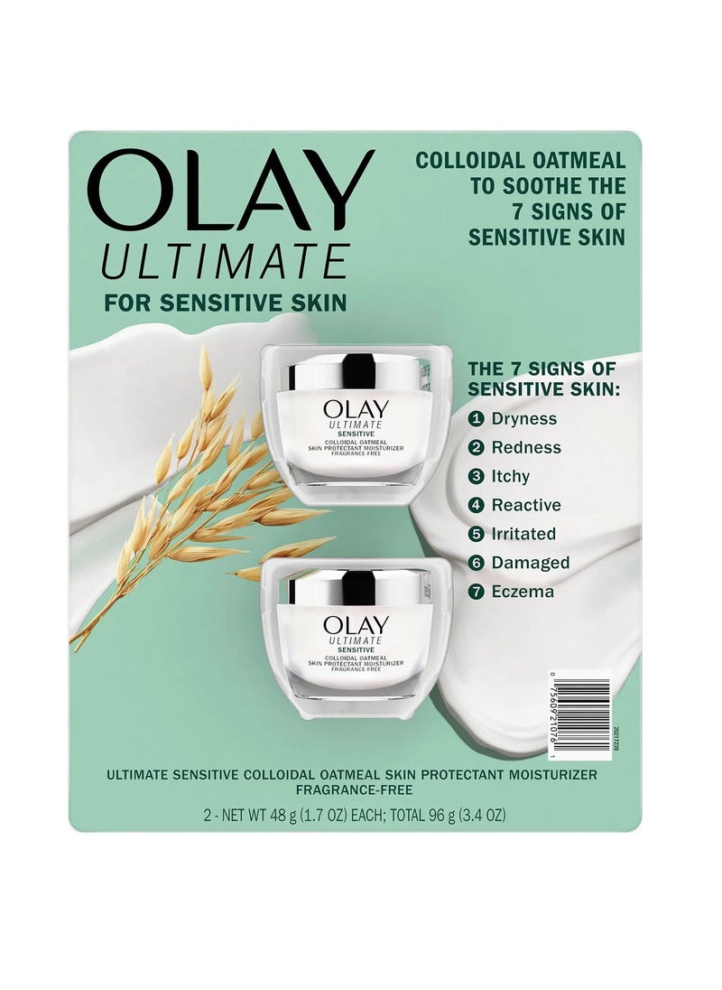 Olay Ultimate Soothing Face Moisturizer, Fragrance-Free, 1.7 Ounce (Pack of 2) - pzsku/Z5BFD27D93F368E236079Z/45/1741337320/b391fb3b-0b2e-4a67-afe2-ae51e56a2eb5