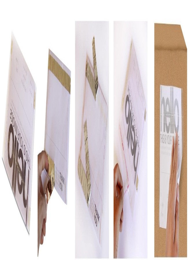 SECUREMENT مغلف قائمة التعبئة القابل لإعادة الإغلاق (الحجم: 6.5 بوصة × 9 بوصات) - 100 عبوة - Image 4