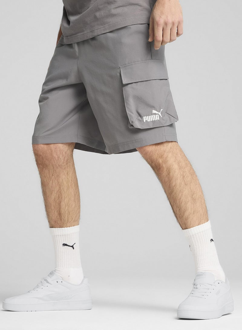 PUMA 9" Logo Cargo Shorts - Image 1