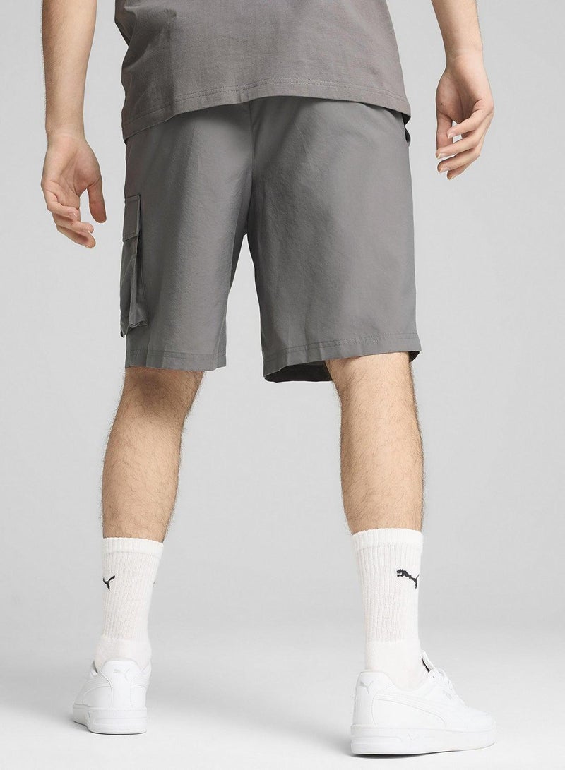 PUMA 9" Logo Cargo Shorts - Image 2