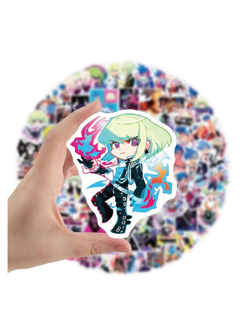 100 Pcs Promare Waterproof Stickers Cute Anime Cartoon Vinyl Aesthetic Sticker Laptop Skateboard Luggage Computer Water Bottle Graffiti Sticker Packs for Kids Teens Girls Adults - Image 2