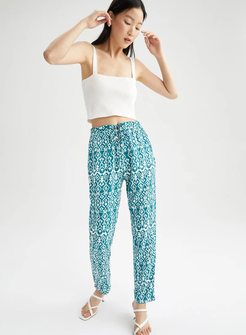 DeFacto Printed High Waist Pants