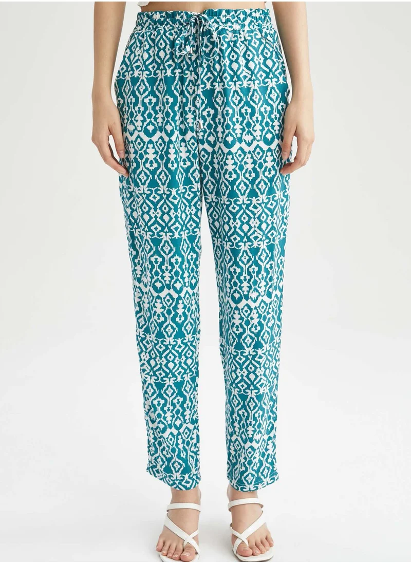 DeFacto Printed High Waist Pants