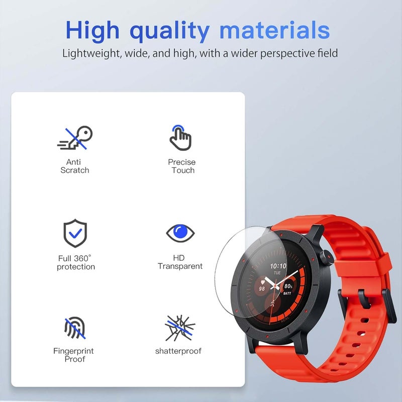 SJet 2 Pack CMF Watch Pro 3 Tempered Glass Screen Protector, Anti Scratch, Bubble Free - Image 2